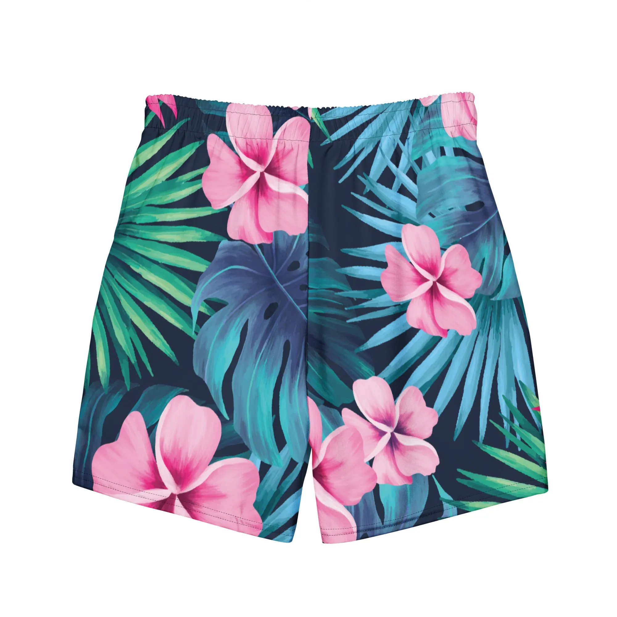 Men's Floral Print Swim Trunks