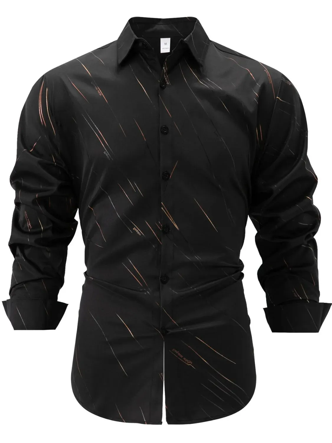 Men's Full Size Button Up Long Sleeve Shirt Plus Size