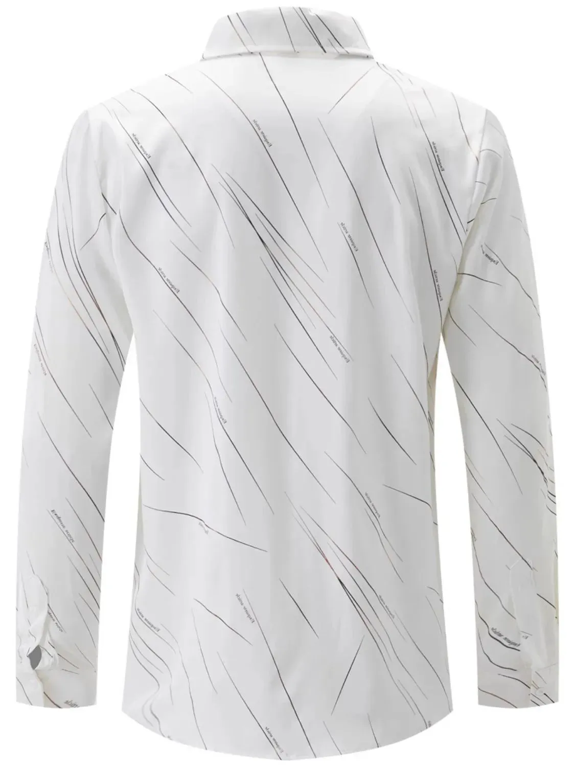 Men's Full Size Button Up Long Sleeve Shirt Plus Size