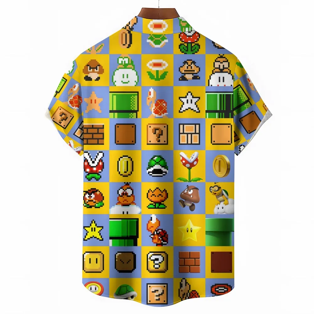 Men's Hawaiian Casual Short Sleeve Shirt 2310000998