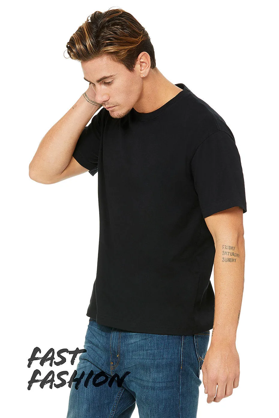 MEN'S HEAVYWEIGHT STREET TEE -White