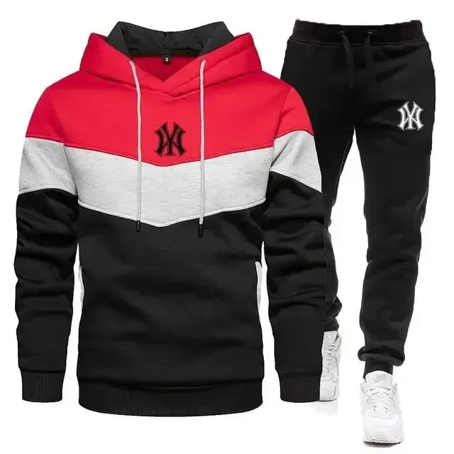 Men's Hoodies Print Tracksuit