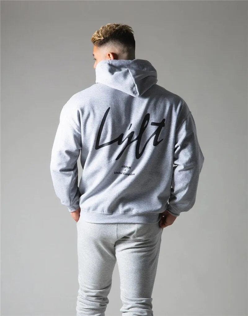 Men's Lyft Autumn Outdoor Fitness Hooded Sweatshirt