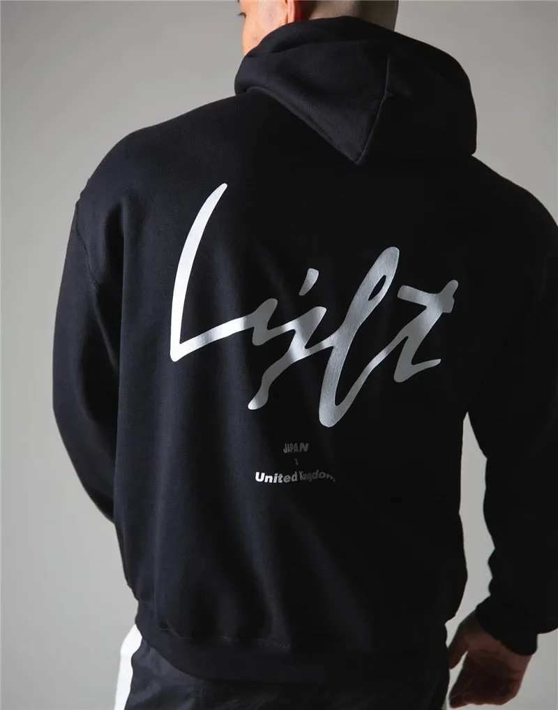 Men's Lyft Autumn Outdoor Fitness Hooded Sweatshirt