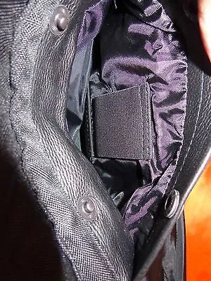Men's Motorcycle Side set belt Utility pocket M/C Leather jacket