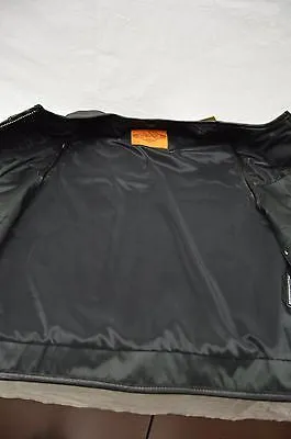 MEN'S MOTORCYCLE SKULL TEXTLE VEST W/2GUN POCKETS & SIDE LACES WITH LEATHER TRIM