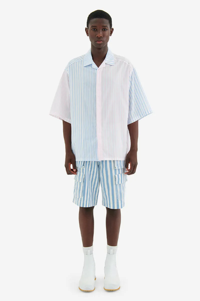 MEN'S OUTDOOR BERMUDA SKY BLUE STRIPES