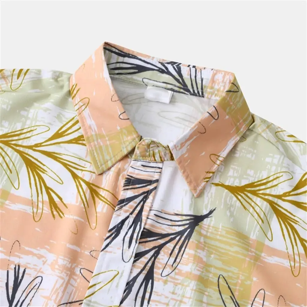 Men's Paisley Scarf Print Outfit