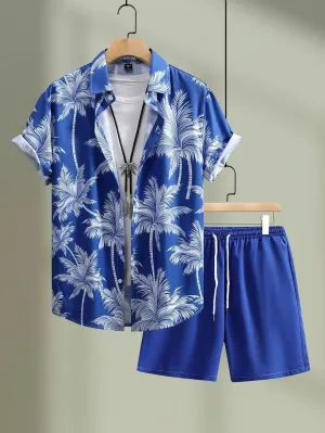Men's Paisley Scarf Print Outfit