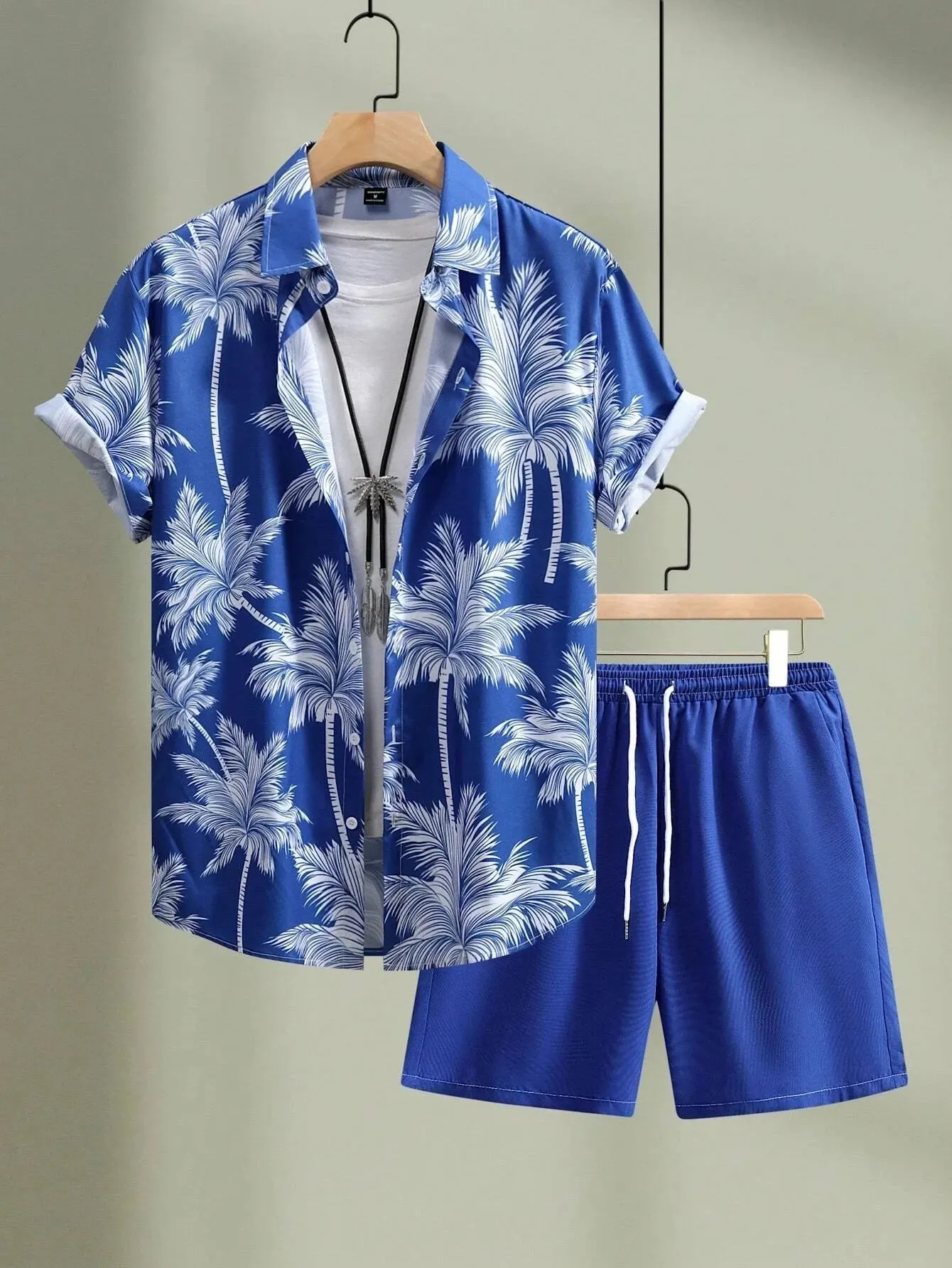 Men's Paisley Scarf Print Outfit