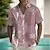 Men's Palm Leaf Tropical Plants Summer Hawaiian Shirt