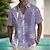 Men's Palm Leaf Tropical Plants Summer Hawaiian Shirt
