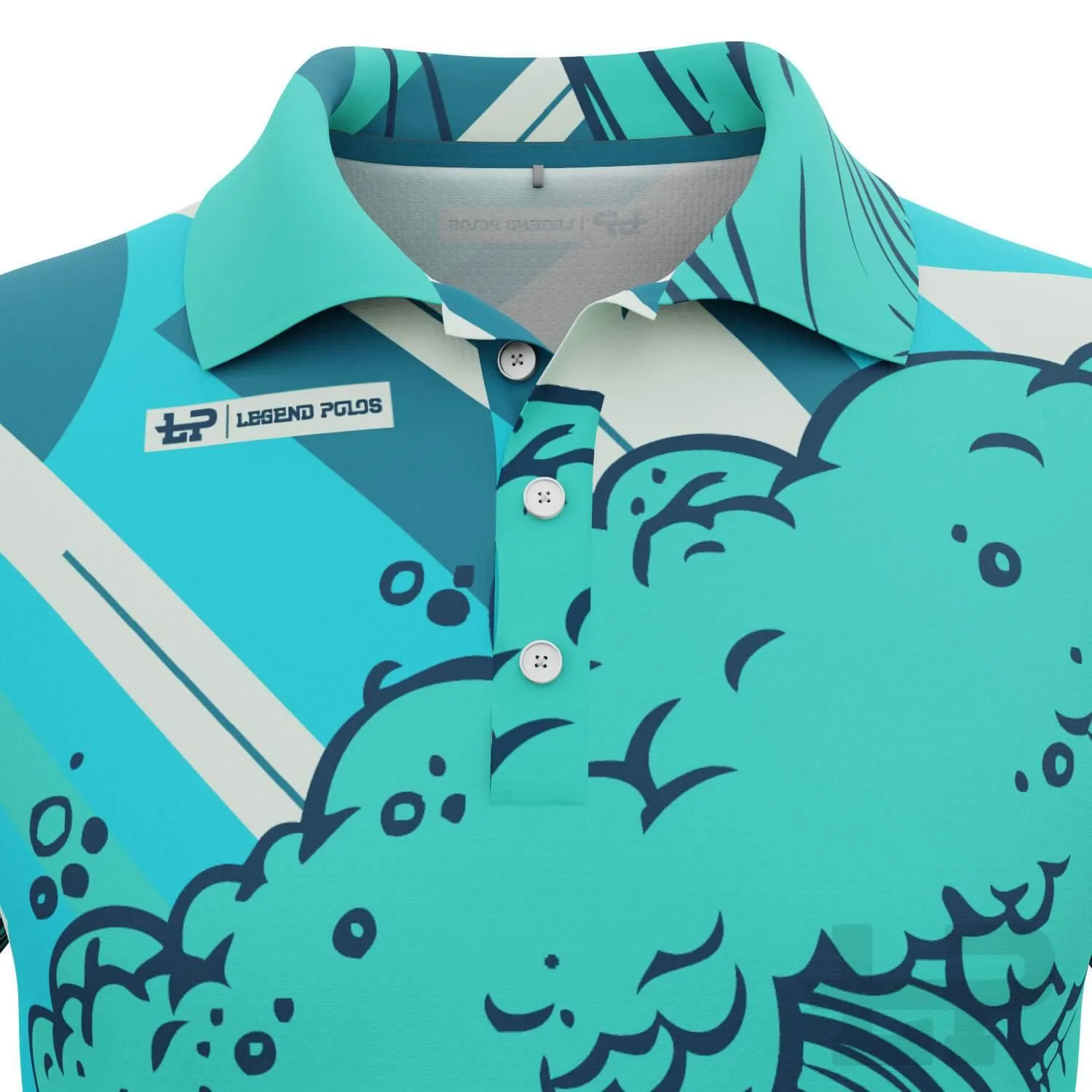 Men's Rolling Seas Short Sleeve Sailing Shirt