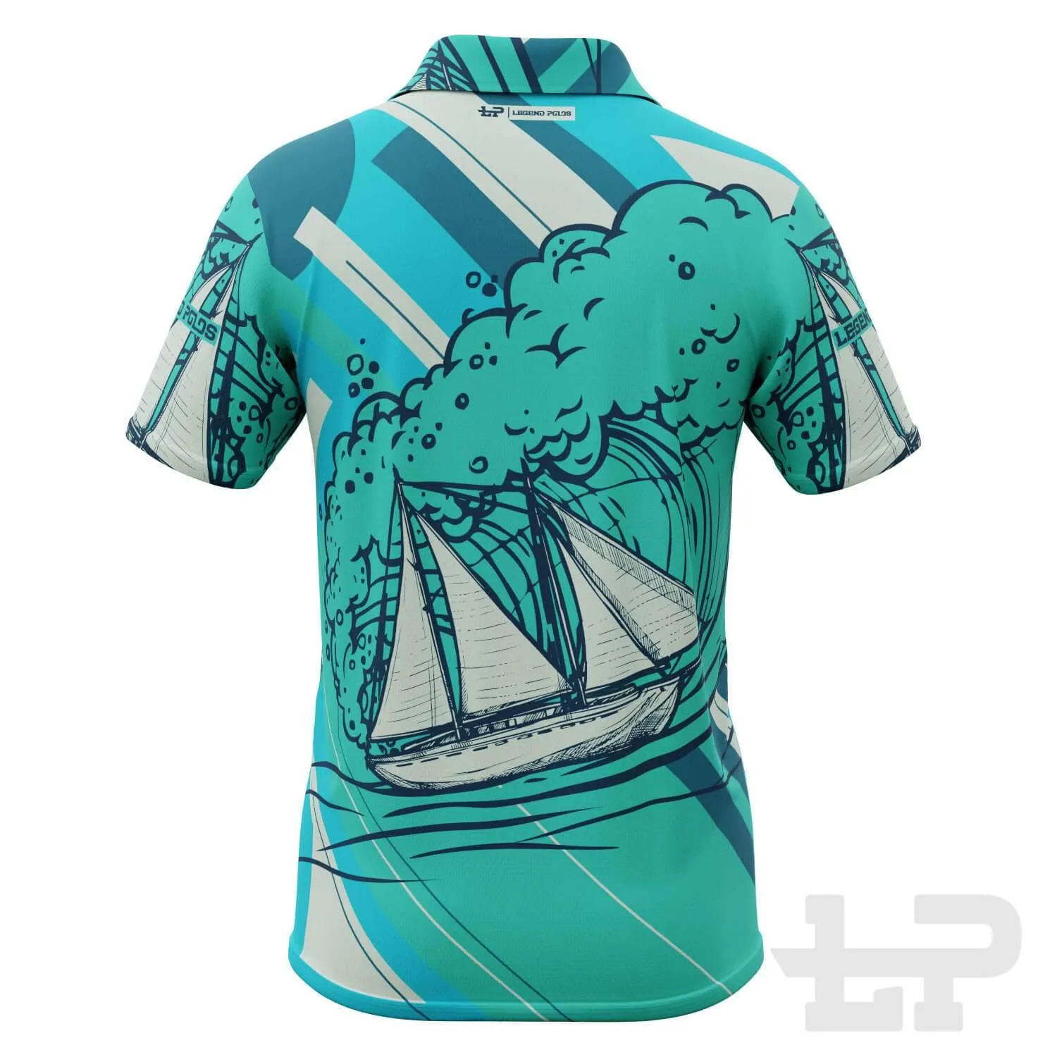 Men's Rolling Seas Short Sleeve Sailing Shirt