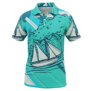 Men's Rolling Seas Short Sleeve Sailing Shirt