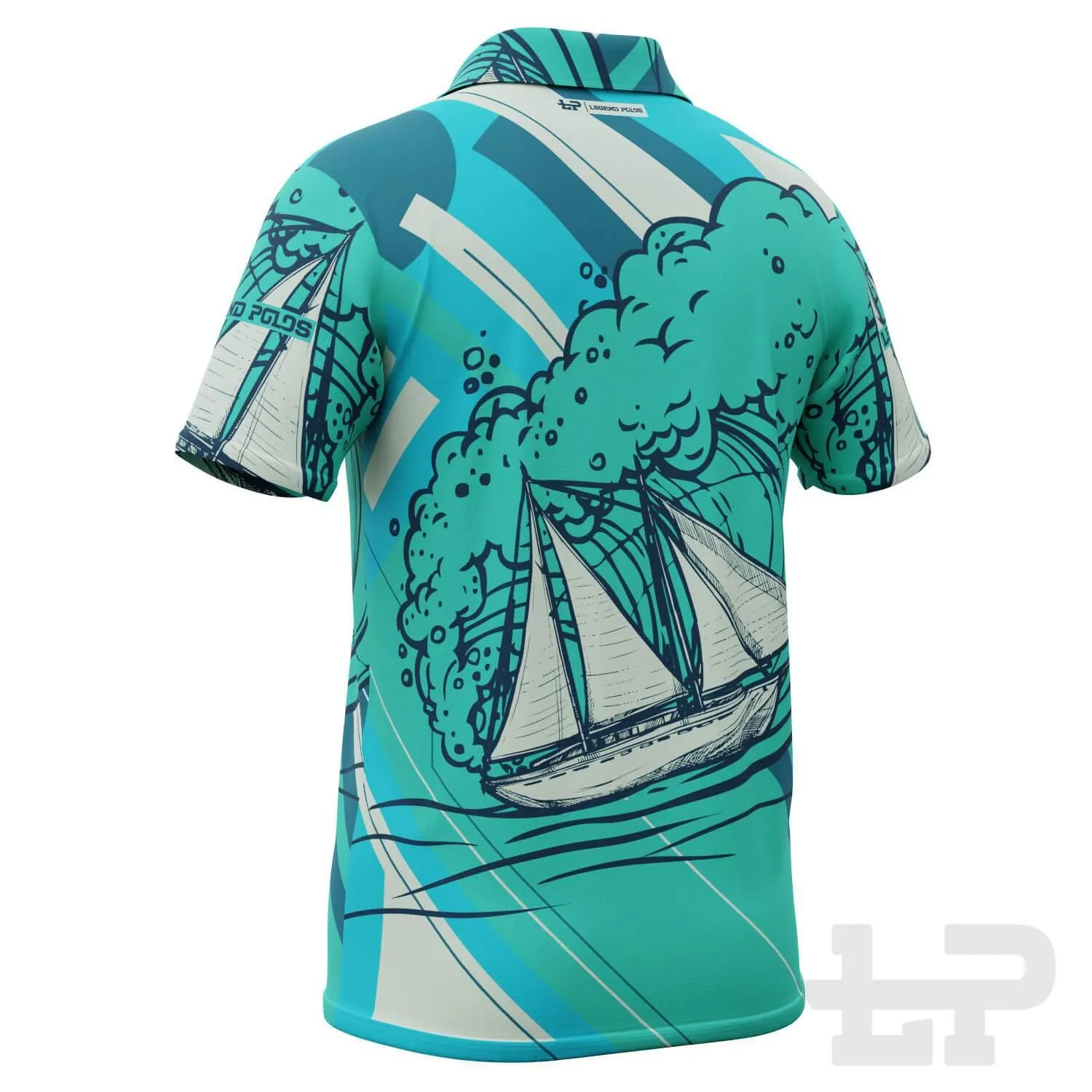 Men's Rolling Seas Short Sleeve Sailing Shirt