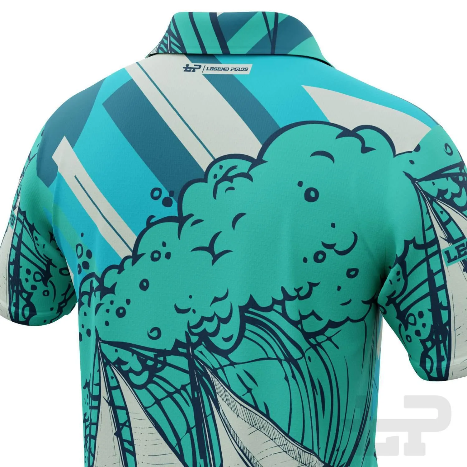 Men's Rolling Seas Short Sleeve Sailing Shirt