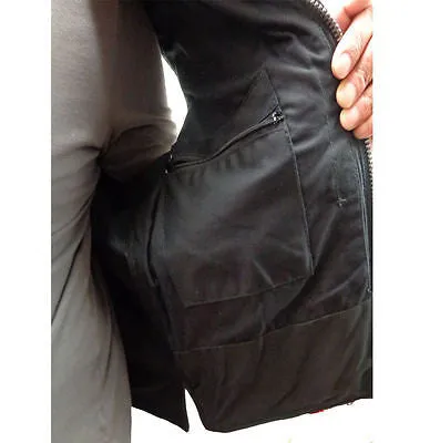 MEN'S SIDE LACE SKULL LEATHER VEST WITH REFLECTIVE FEATURE COW NAKED NEW