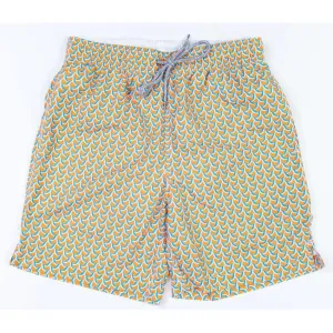 Men's Swim Trunks - Swirl Print