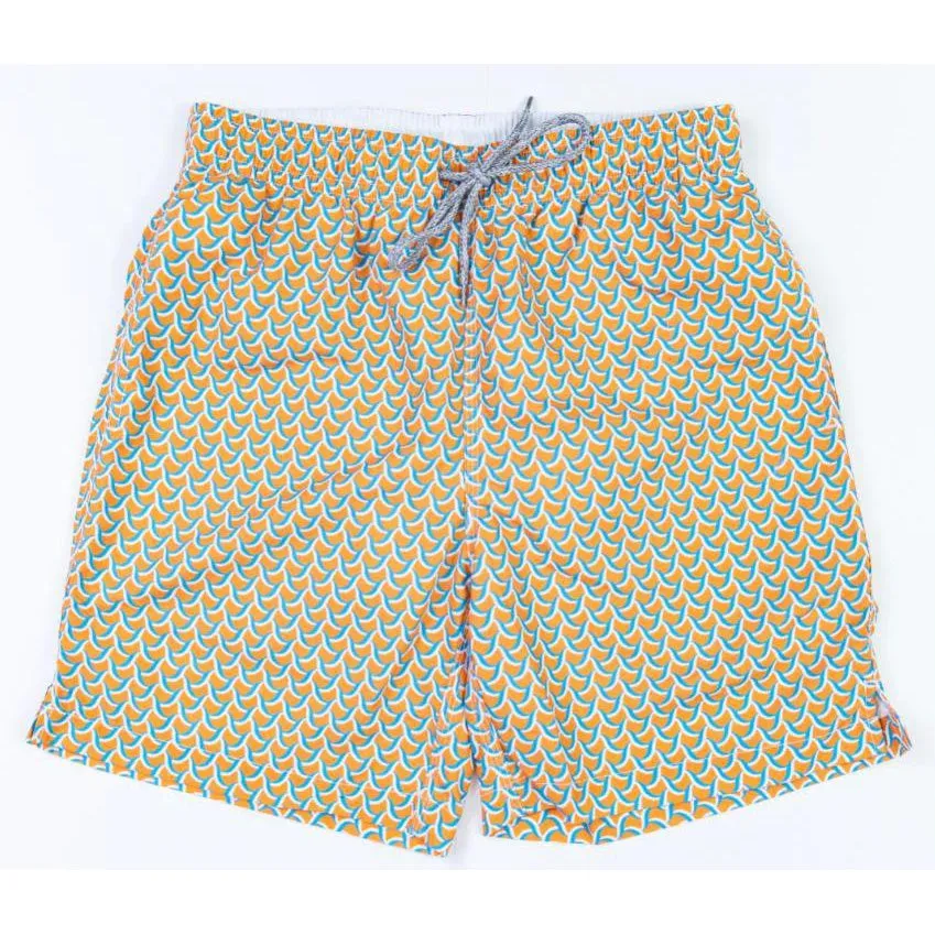 Men's Swim Trunks - Swirl Print