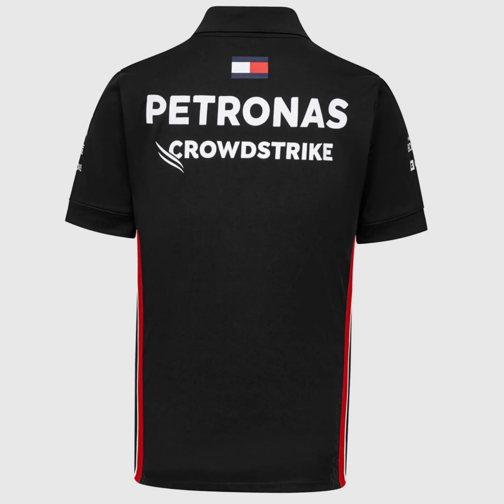 Mercedes AMG Petronas F1 Team Official Merchandise 2023 Team Driver Polo Shirt-Black