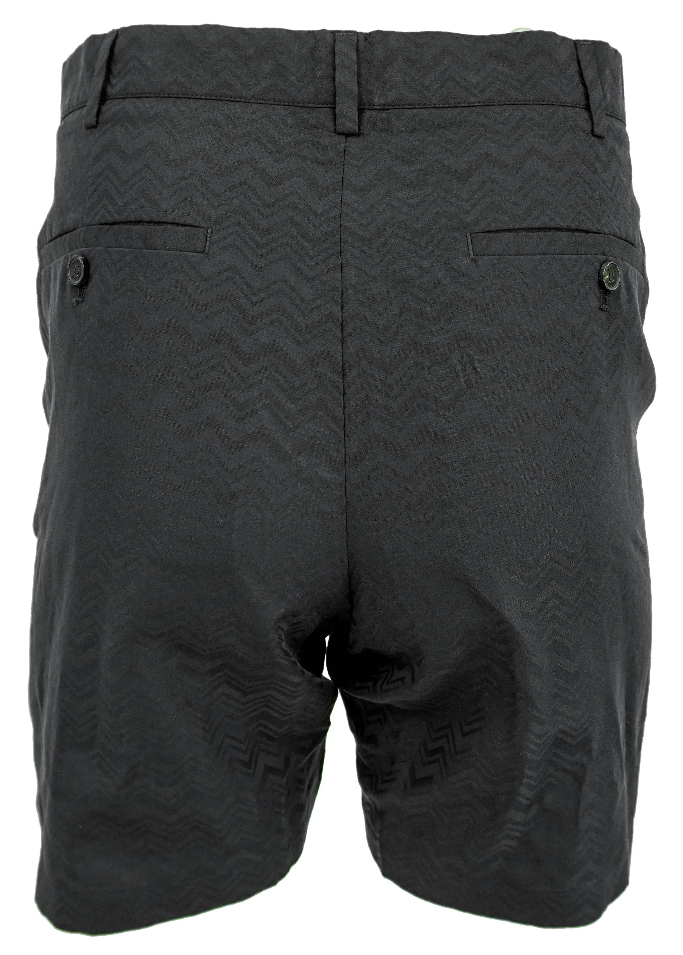 Missoni Tonal Chevron Print Shorts in Navy