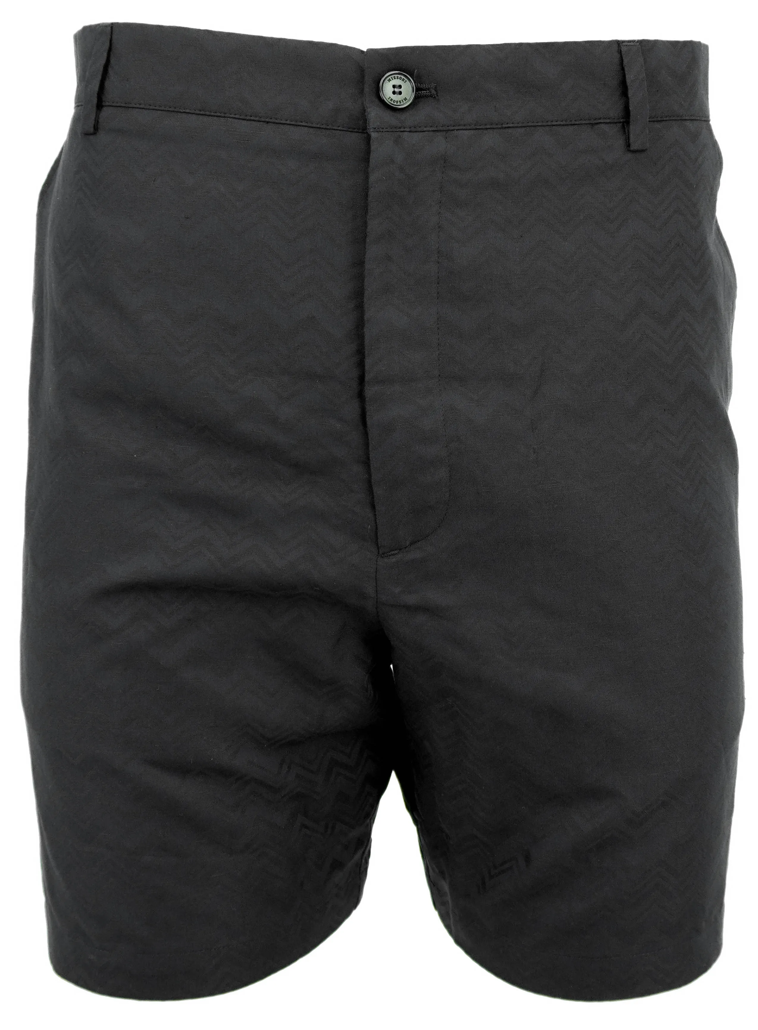 Missoni Tonal Chevron Print Shorts in Navy