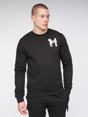 Morehen Crew Sweat Black