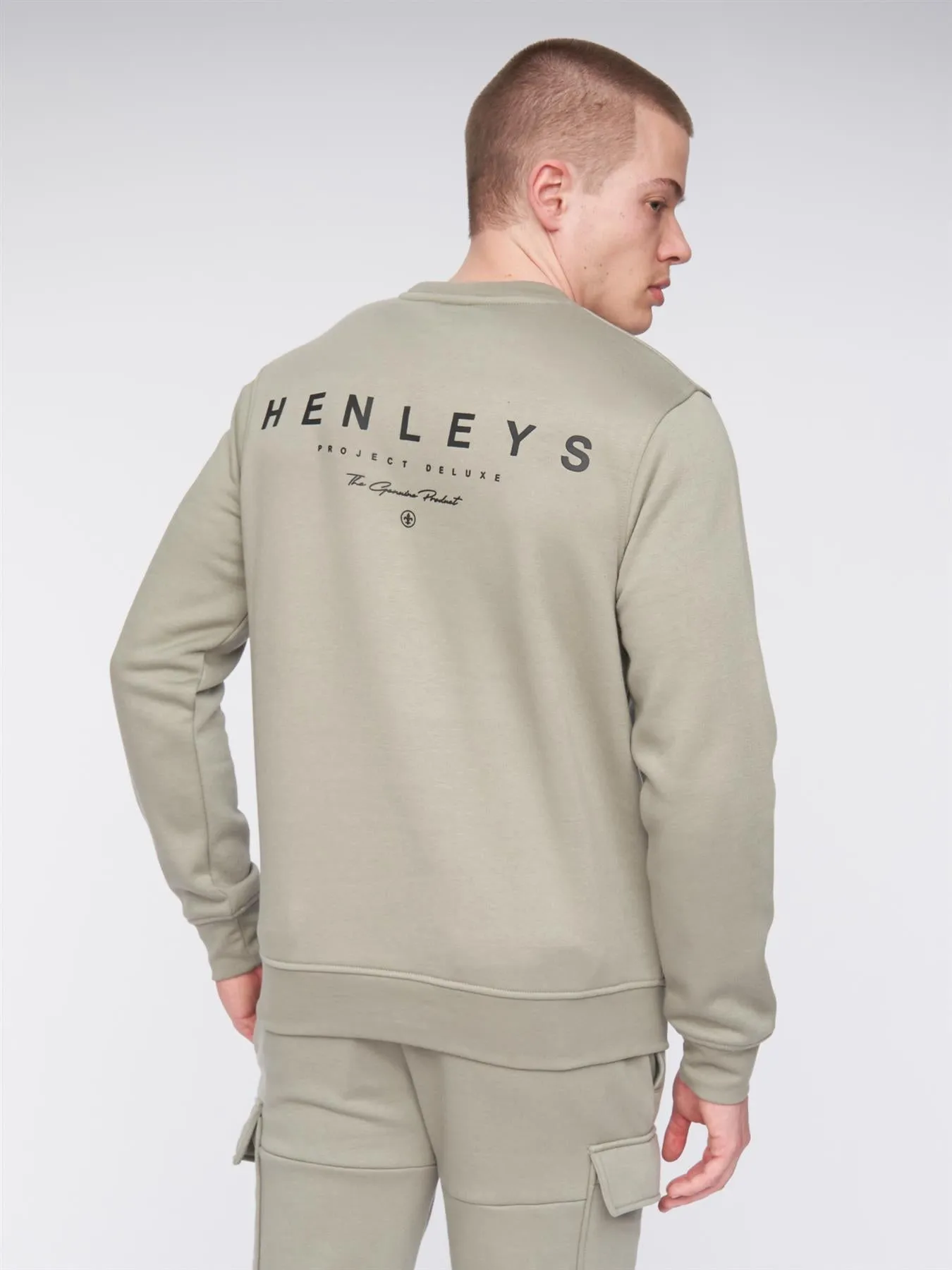 Morehen Crew Sweat Dusty Olive