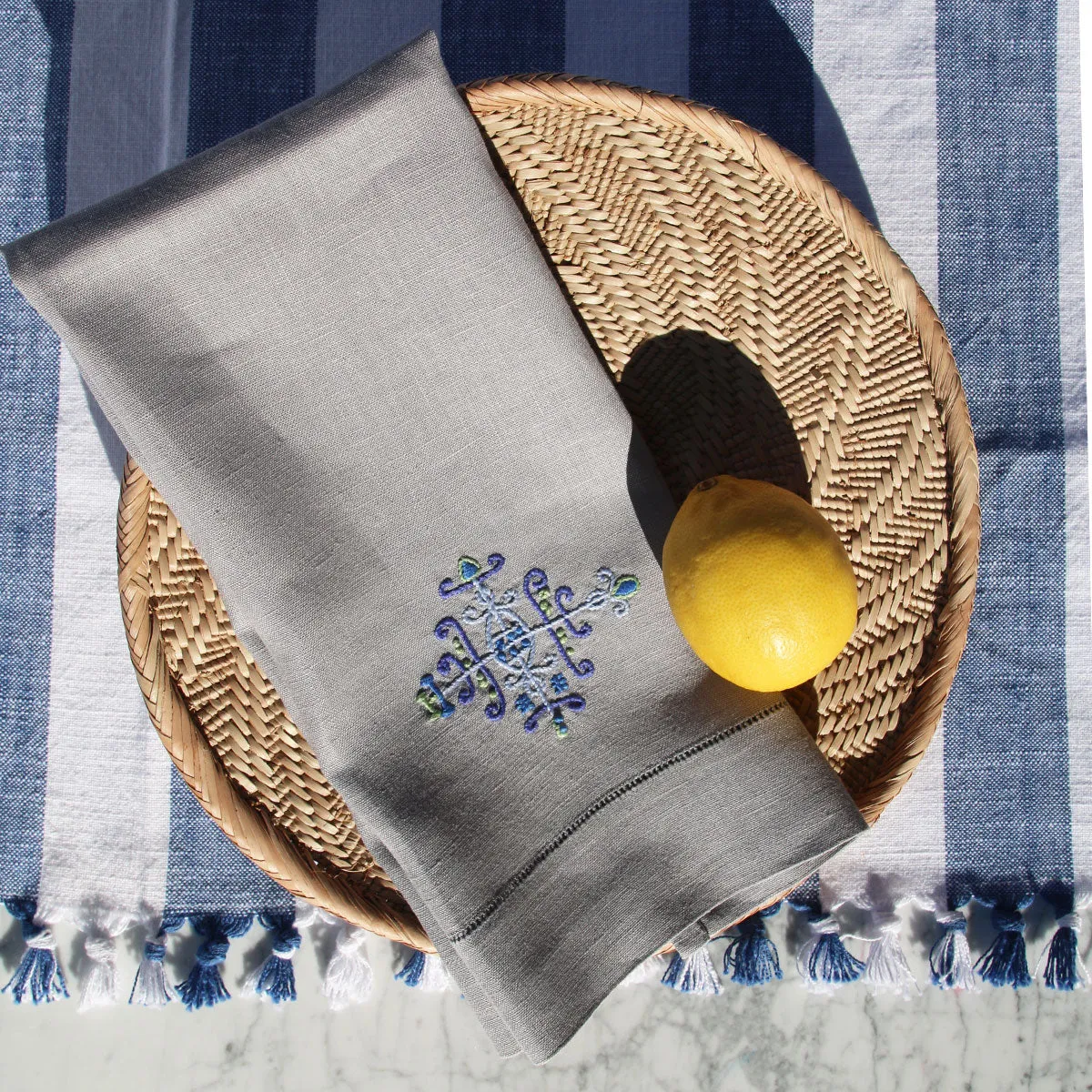 Natural Beach House Wall Basket