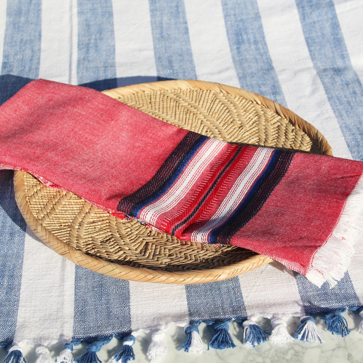 Natural Beach House Wall Basket