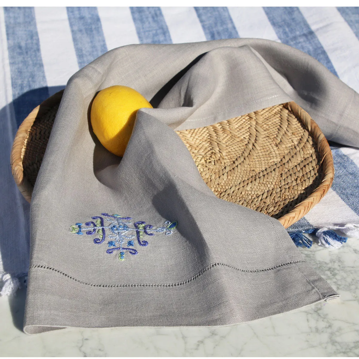 Natural Beach House Wall Basket