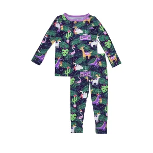 Olivia's Ornaments Long Sleeve Henley Pajama Set