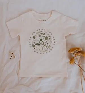 Organic Cotton - Be Kind To Our Earth Tee 18-24 months