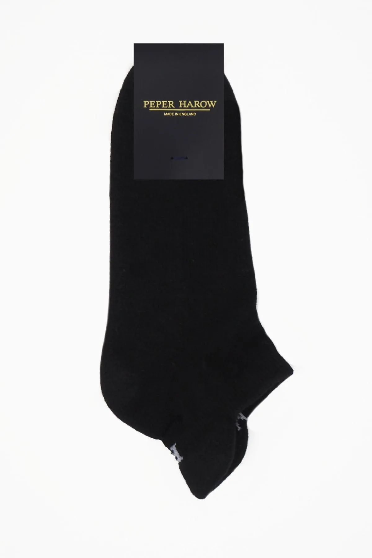 Organic Cotton Women's Trainer Socks | Black