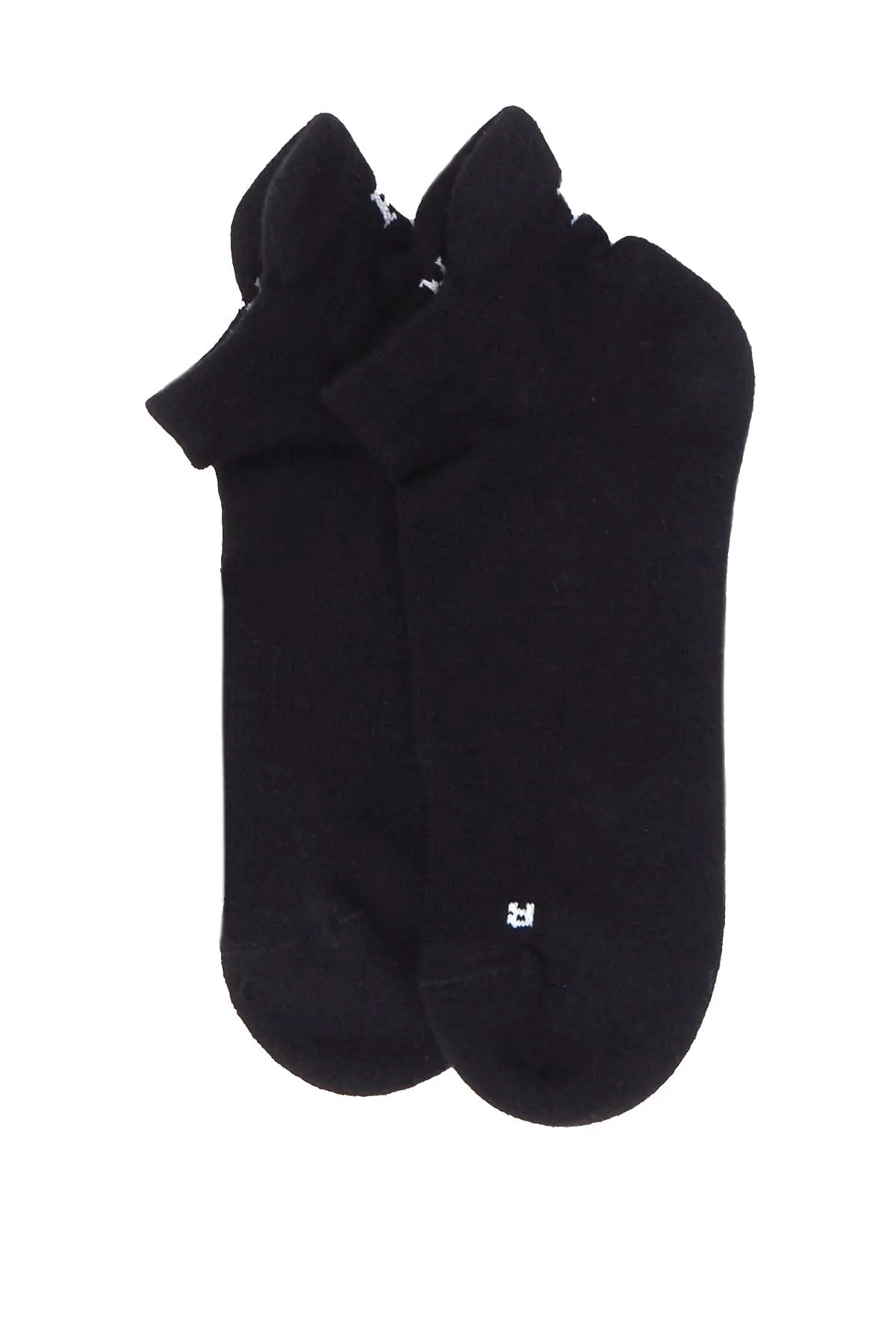 Organic Cotton Women's Trainer Socks | Black