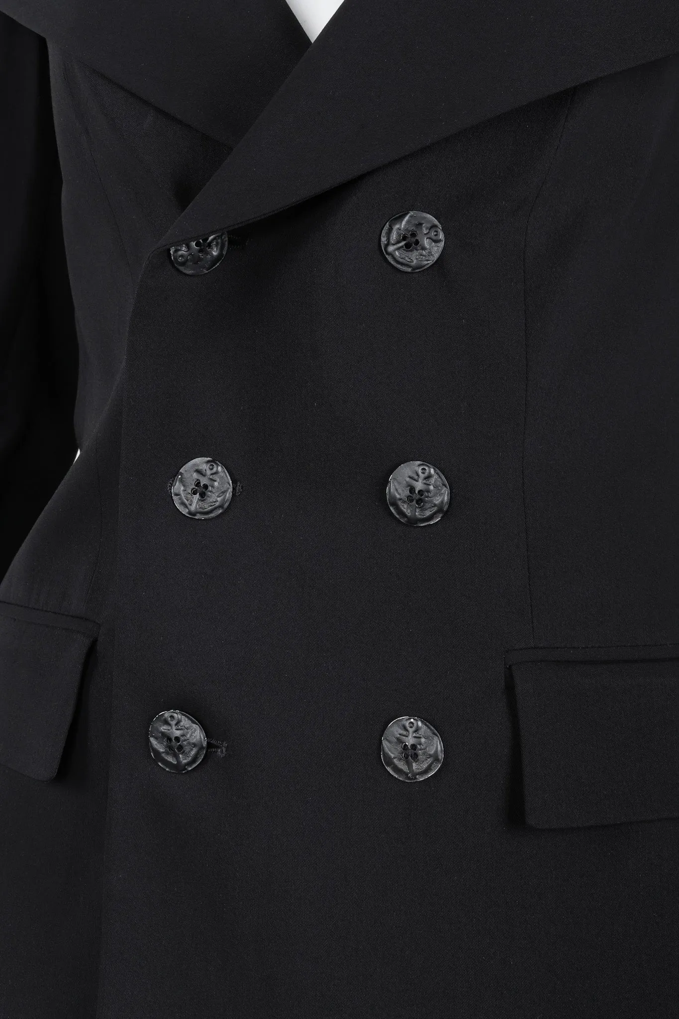 Oversized Lapel Sailor Jacket