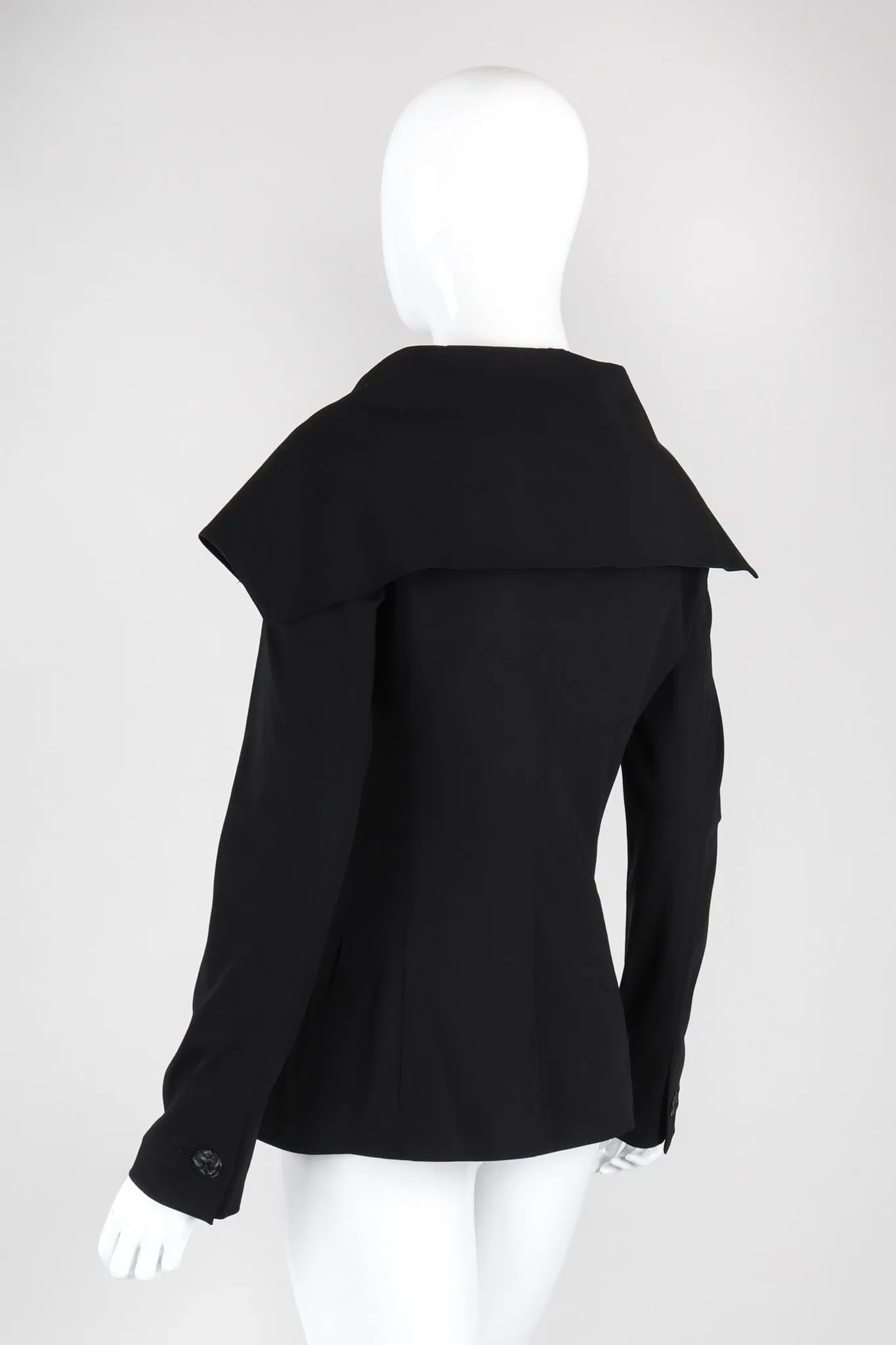 Oversized Lapel Sailor Jacket