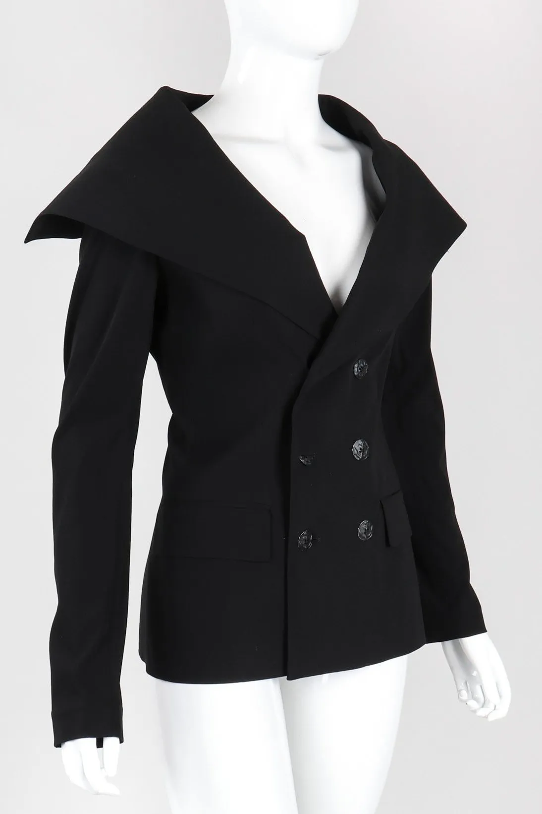 Oversized Lapel Sailor Jacket