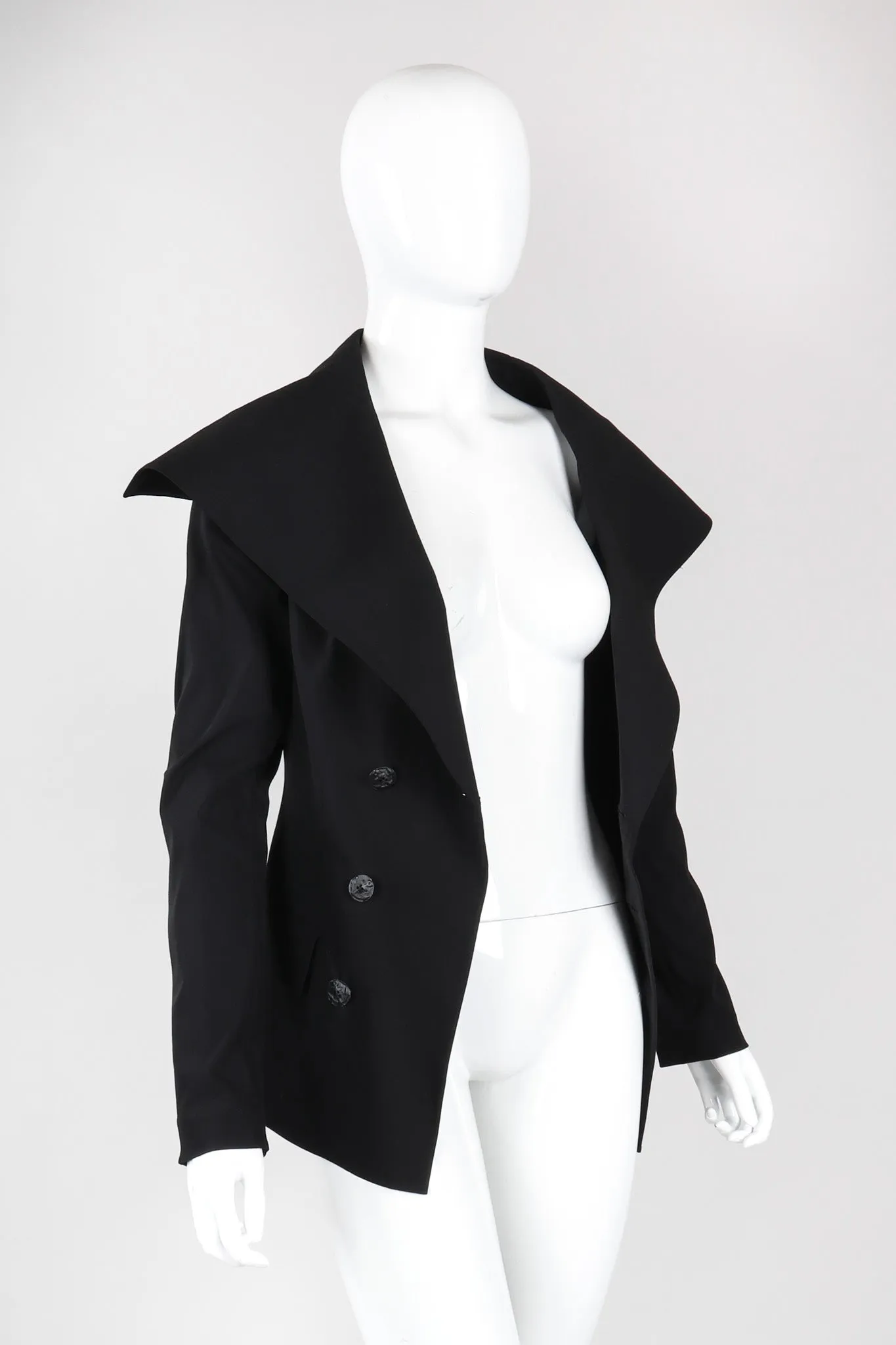 Oversized Lapel Sailor Jacket