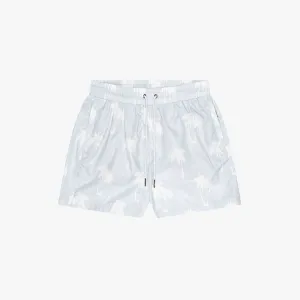 PALM SWIMSHORT | LIGHT BLUE/WHITE