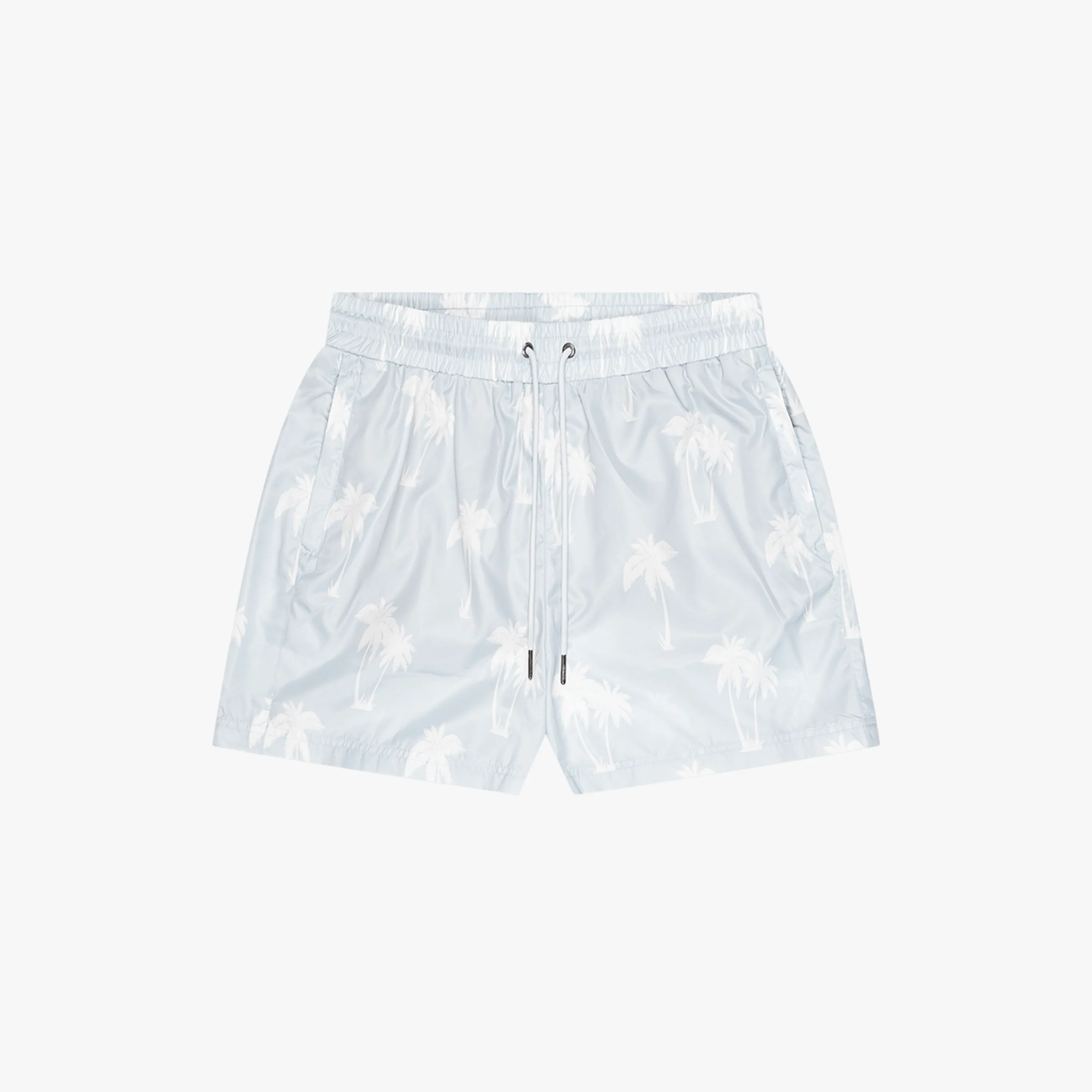 PALM SWIMSHORT | LIGHT BLUE/WHITE