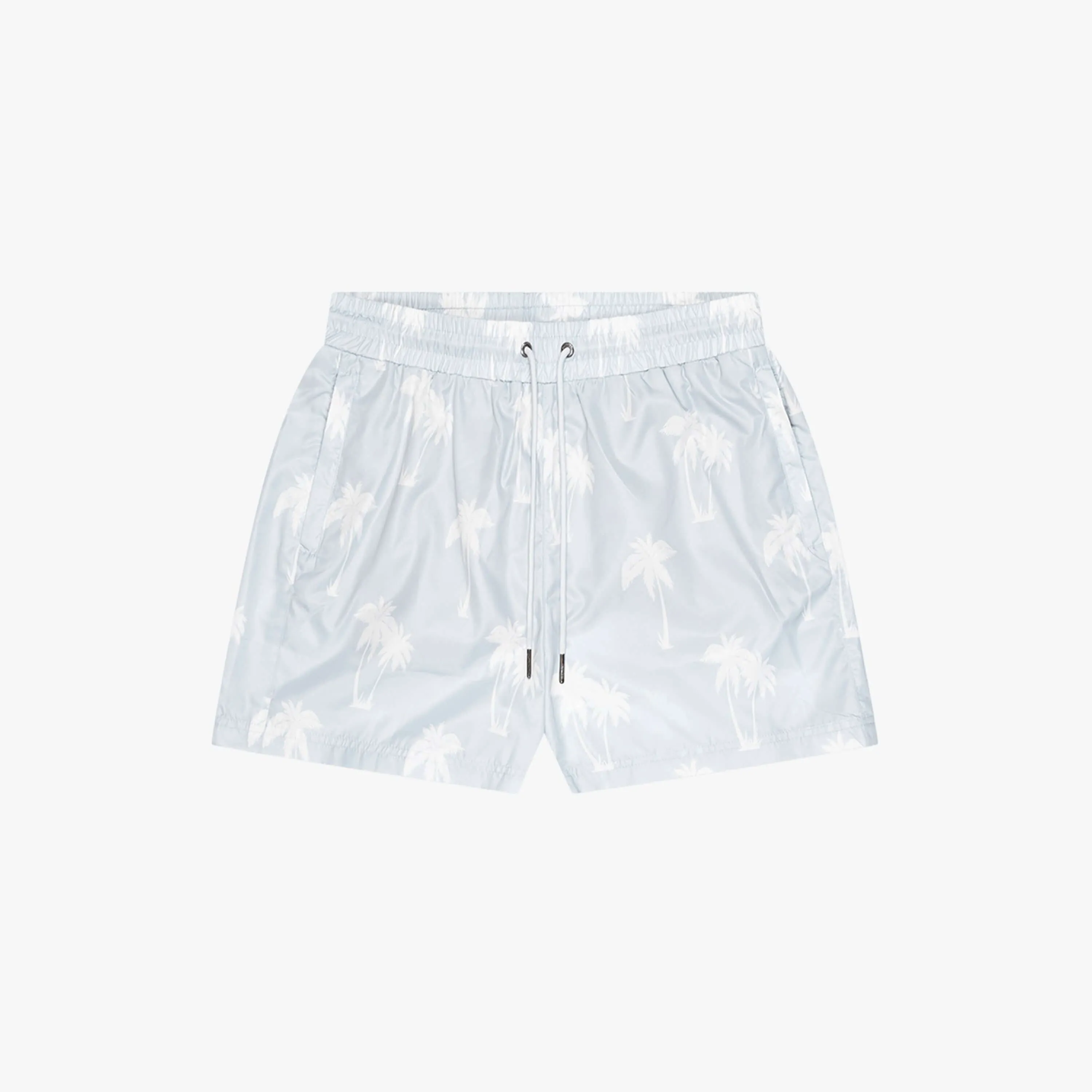 PALM SWIMSHORT | LIGHT BLUE/WHITE