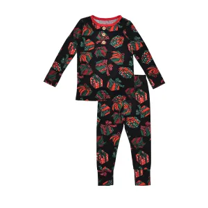 Payton's Presents Long Sleeve Henley Pajama Set