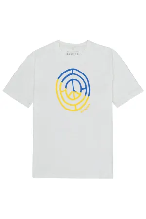 Peace 4 Ukraine Men's Organic Cotton T-Shirt | White