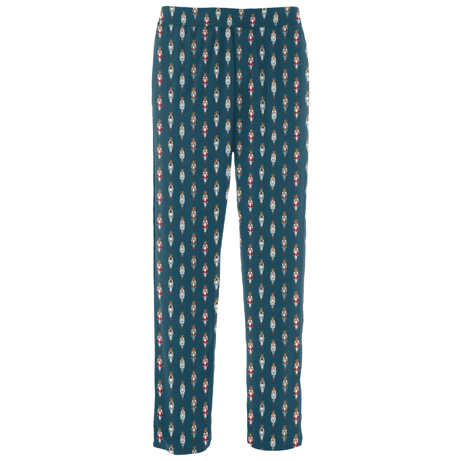 Peacock Nutcrackers Men's Print Pajama Pants Kickee Pants  - Holiday