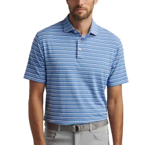 Peter Millar Men's Atrium Performance Jersey Polo Shirt - Sailor Blue