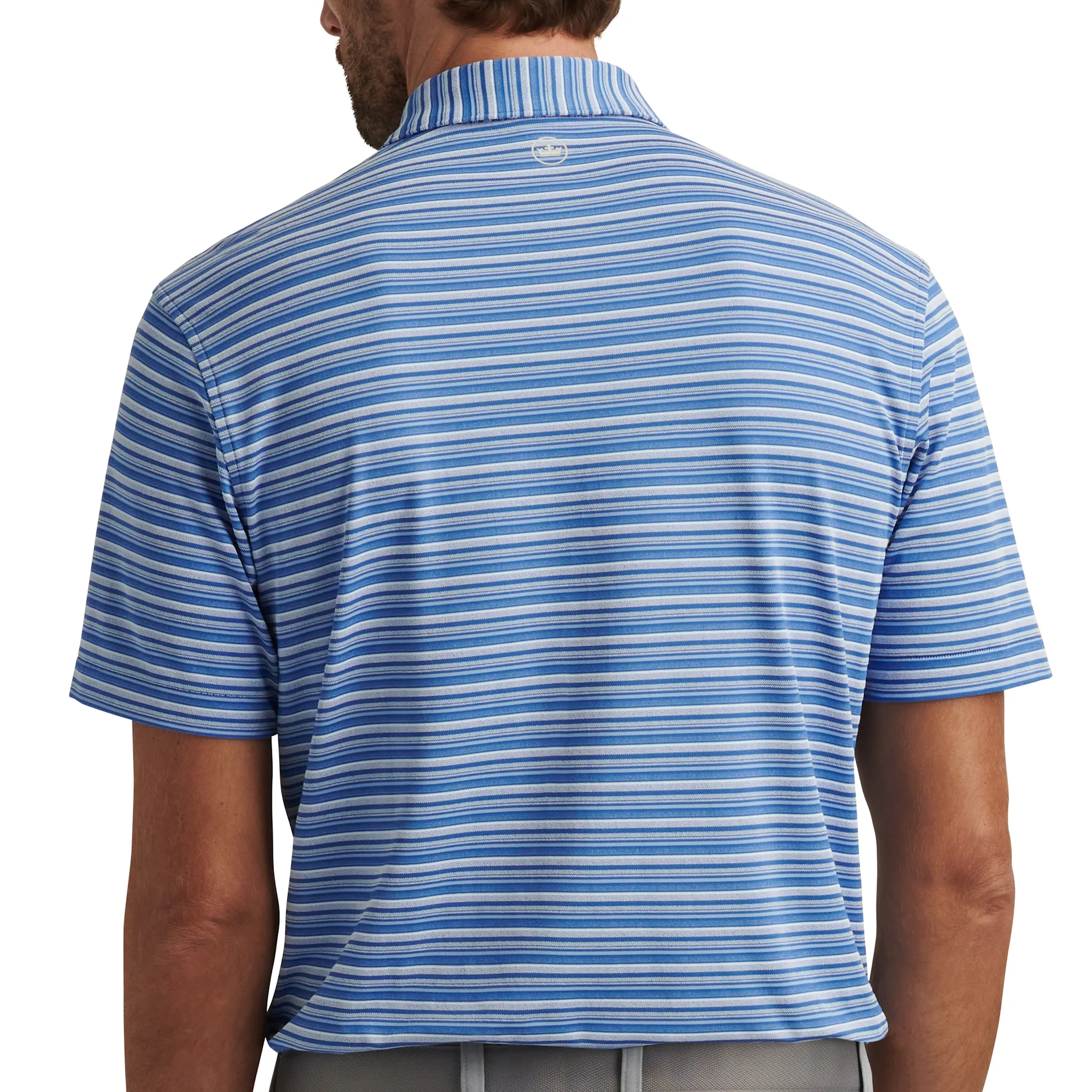 Peter Millar Men's Atrium Performance Jersey Polo Shirt - Sailor Blue
