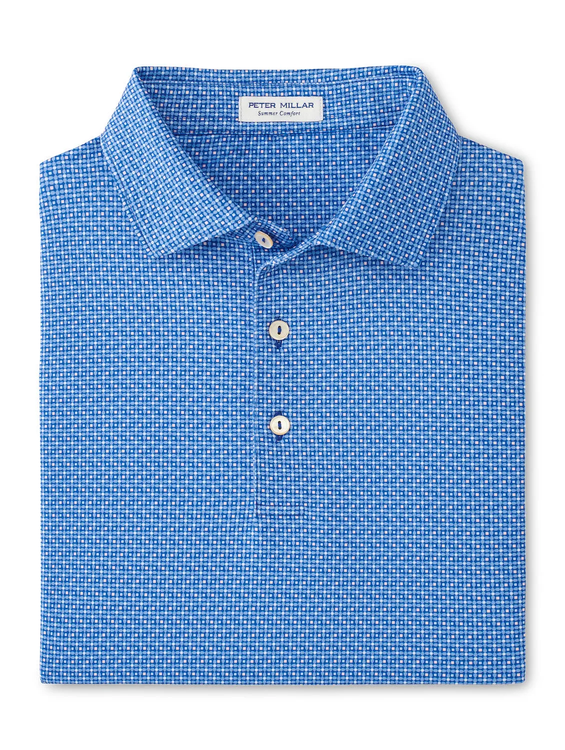 Peter Millar Men's Vega Performance Jersey Polo Shirt - Sailor Blue