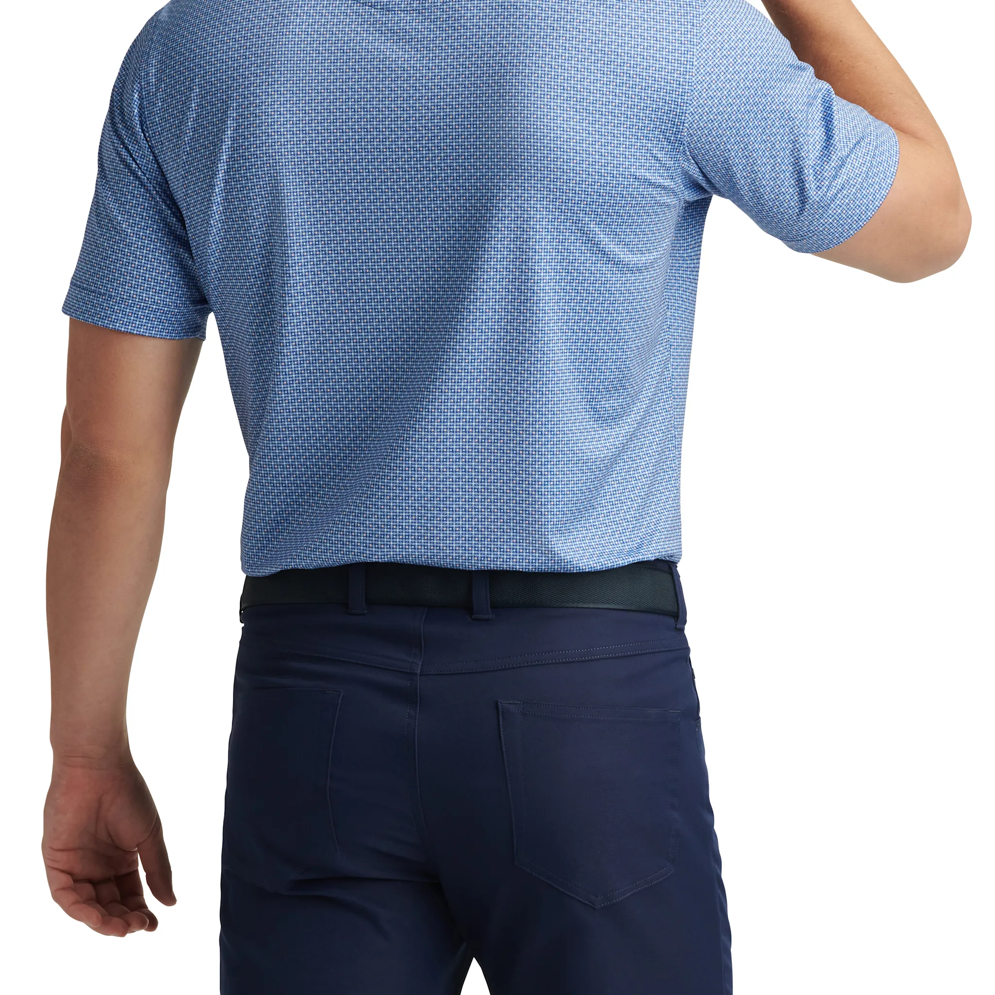 Peter Millar Men's Vega Performance Jersey Polo Shirt - Sailor Blue
